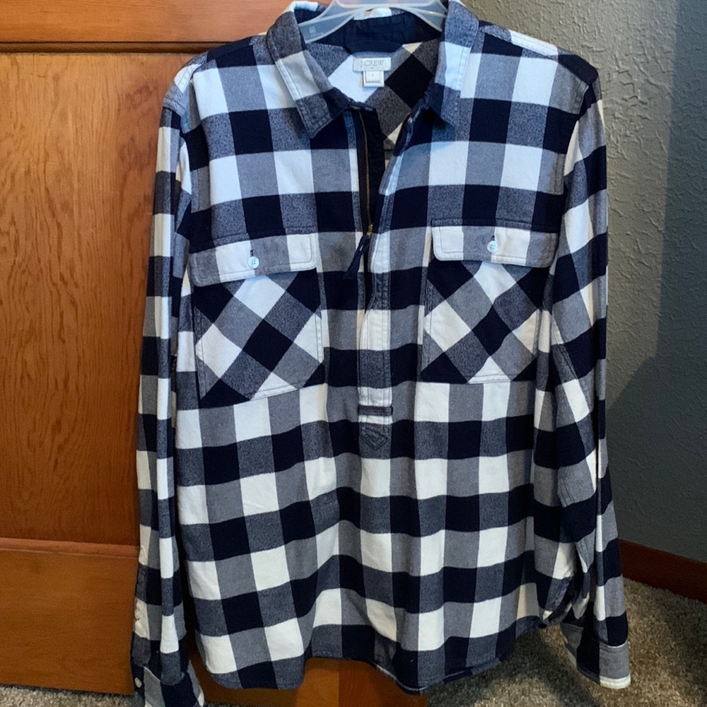 J. Crew Pullover Flannel